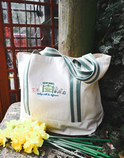 Mystic Embroidered Boat Bag