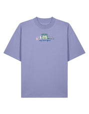 Mystic Embroidered Oversized Organic Cotton Tee
