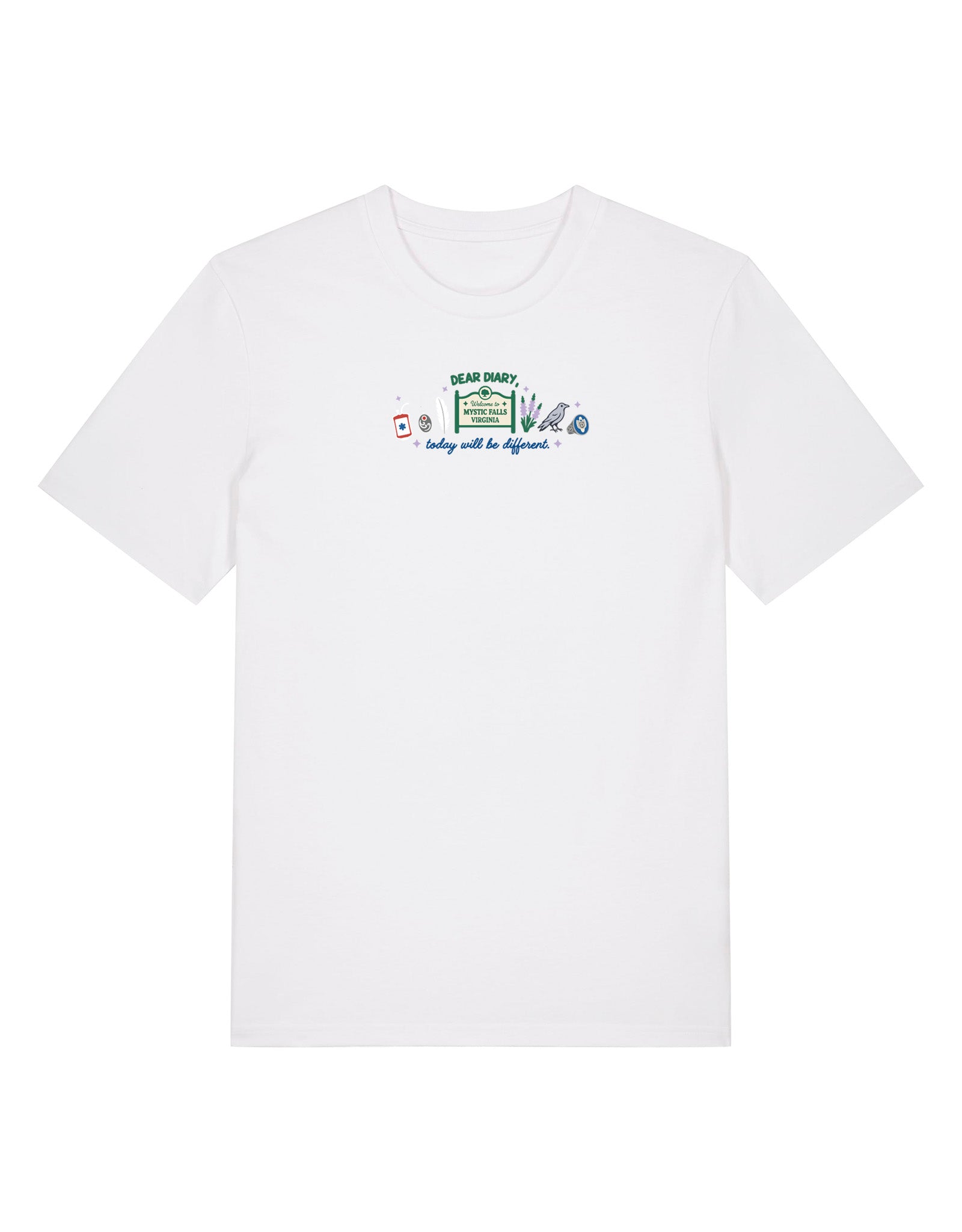 Mystic Embroidered Organic Cotton T-Shirt