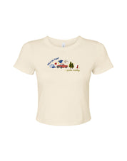 Forks Embroidered Micro Rib Baby Tee