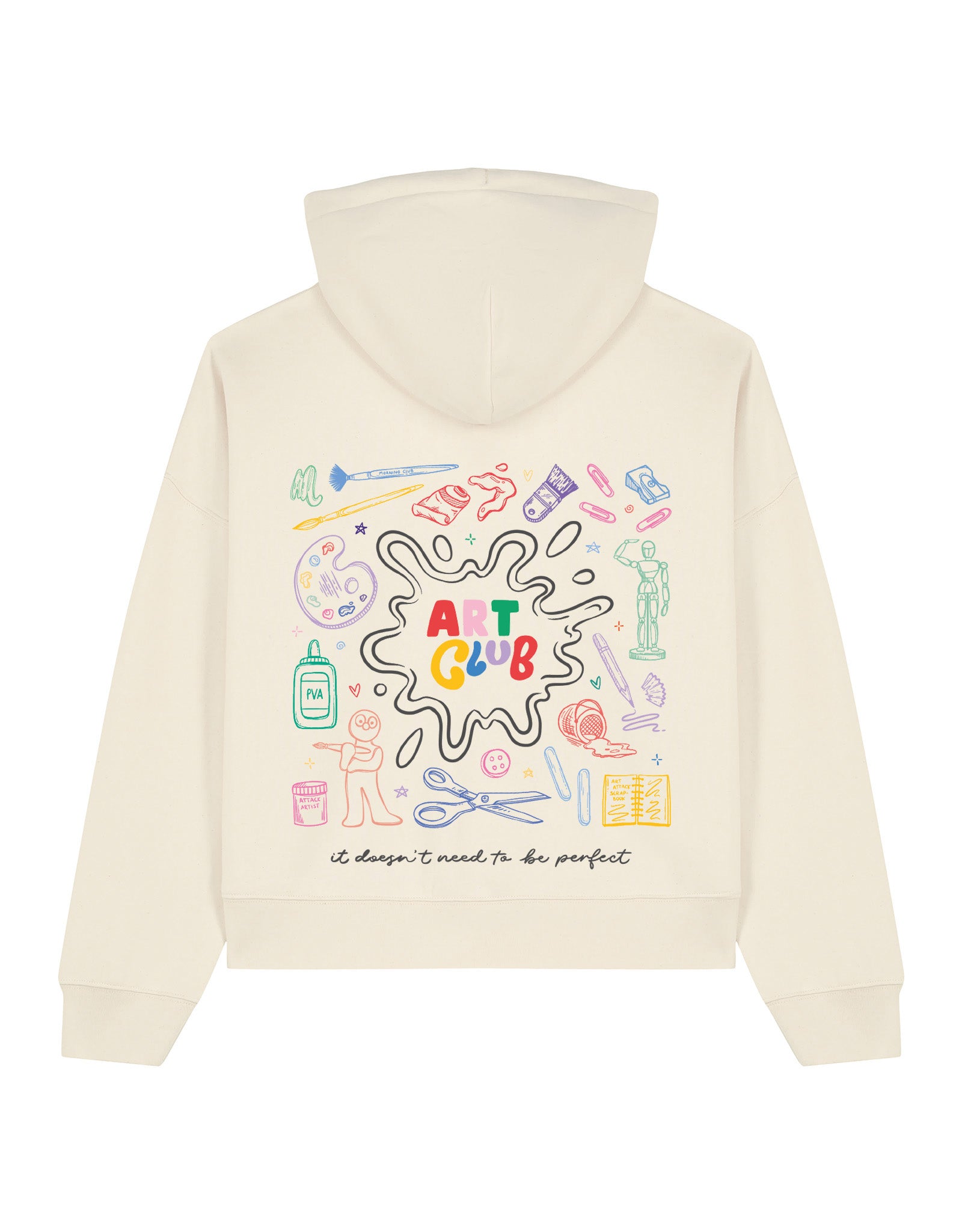 Art Club Boxy Organic Cotton Hoodie