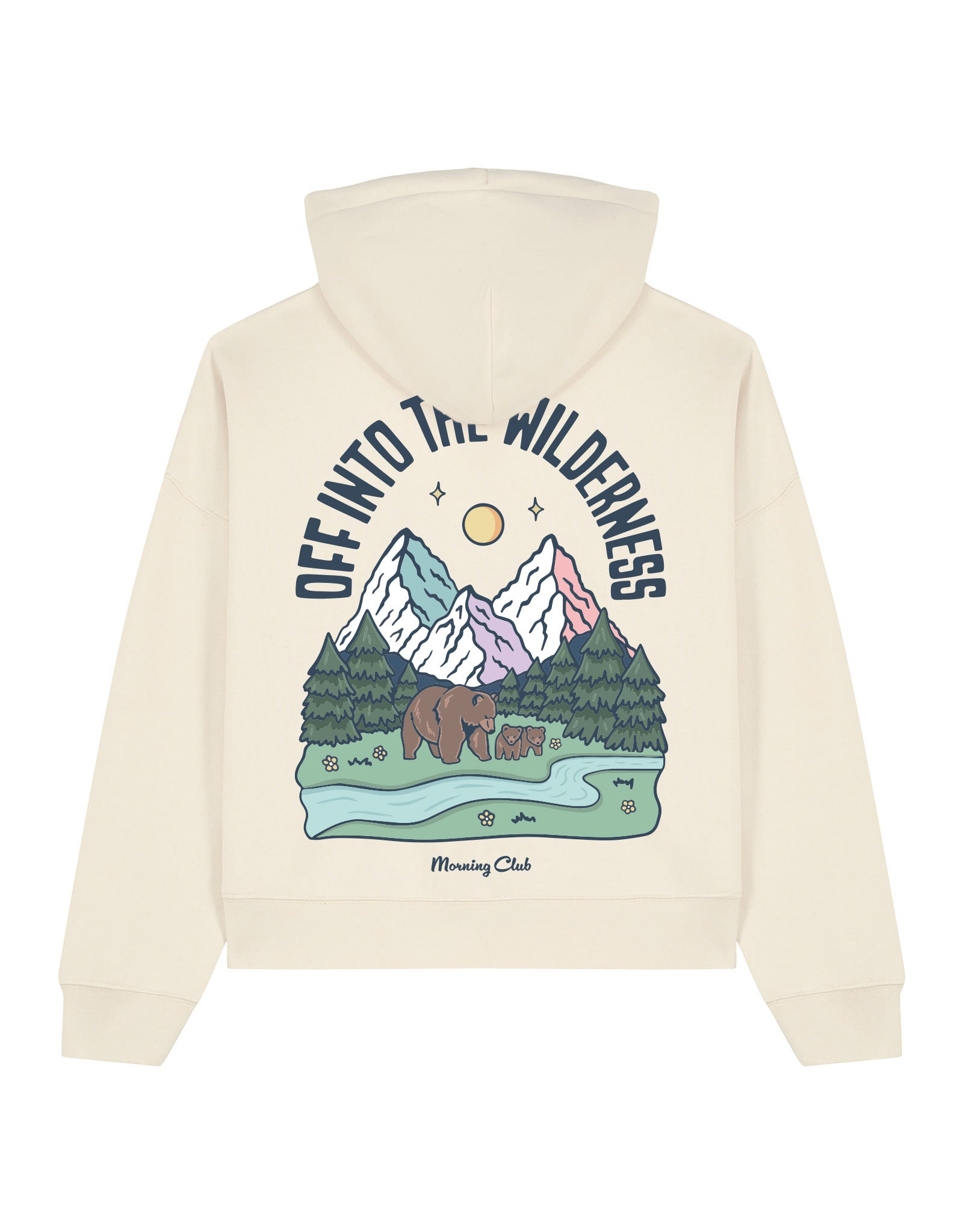 Into The Wilderness Boxy Organic Cotton Hoodie