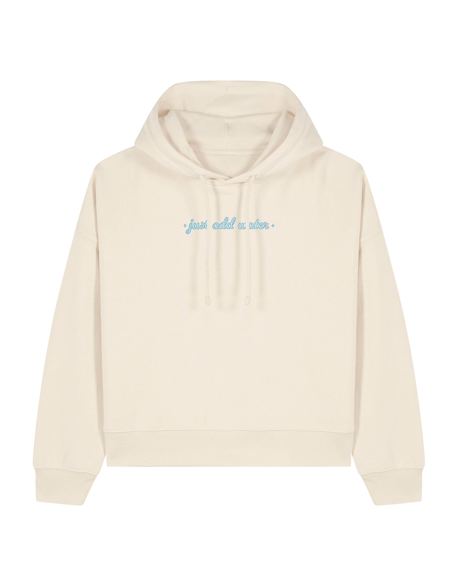 Just Add Water Boxy Organic Cotton Hoodie