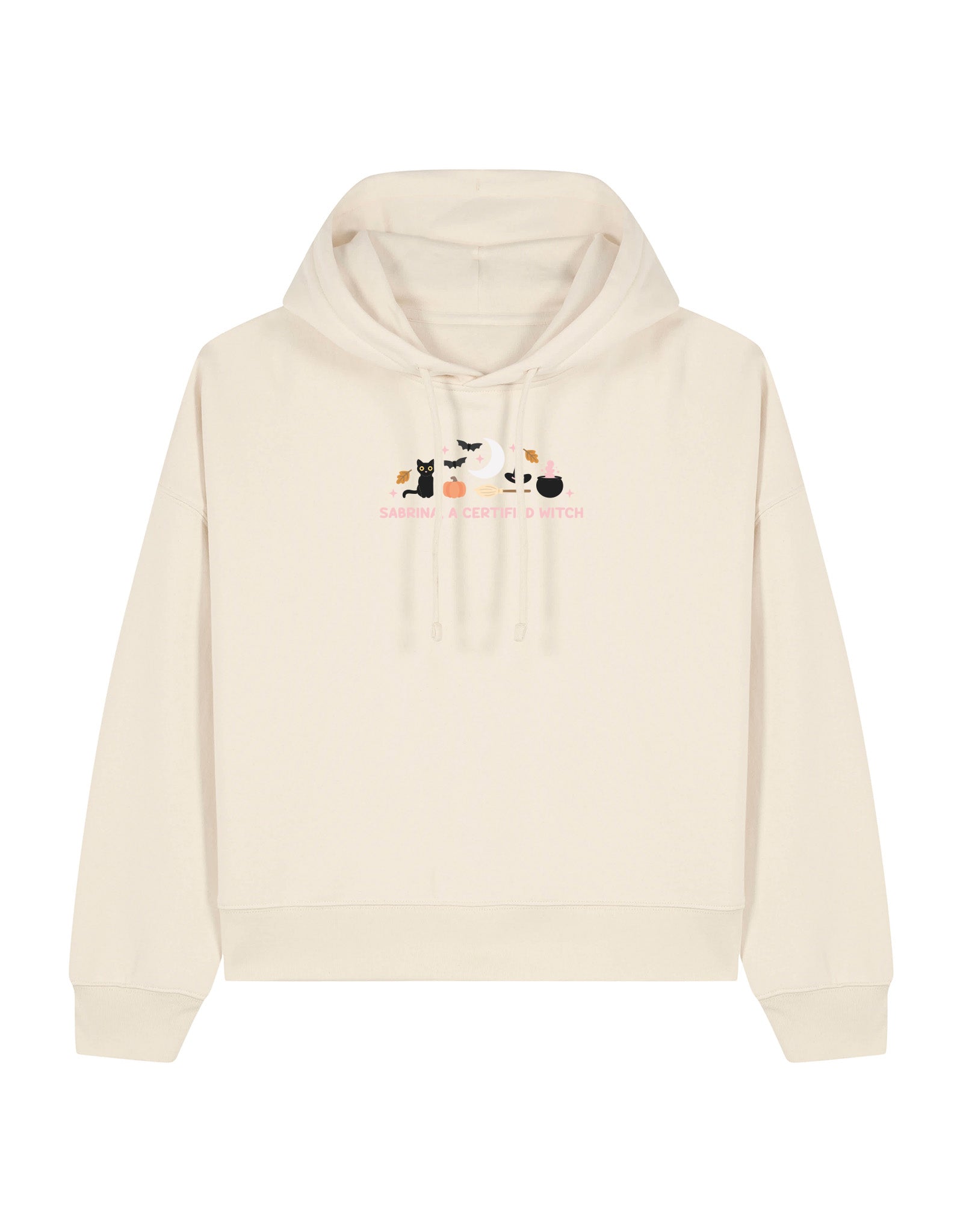 Sabrina Embroidered Boxy Organic Cotton Hoodie
