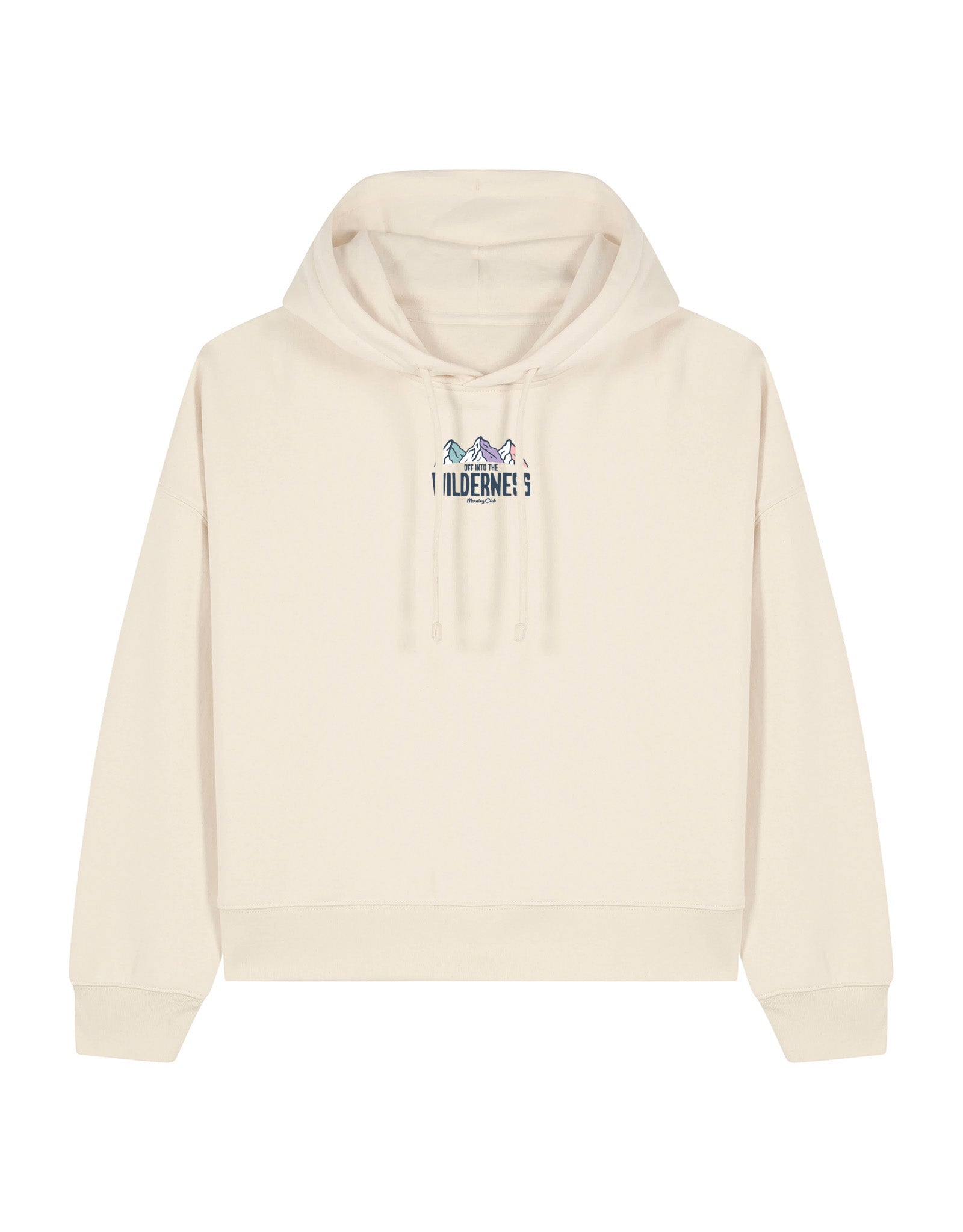 Into The Wilderness Boxy Organic Cotton Hoodie