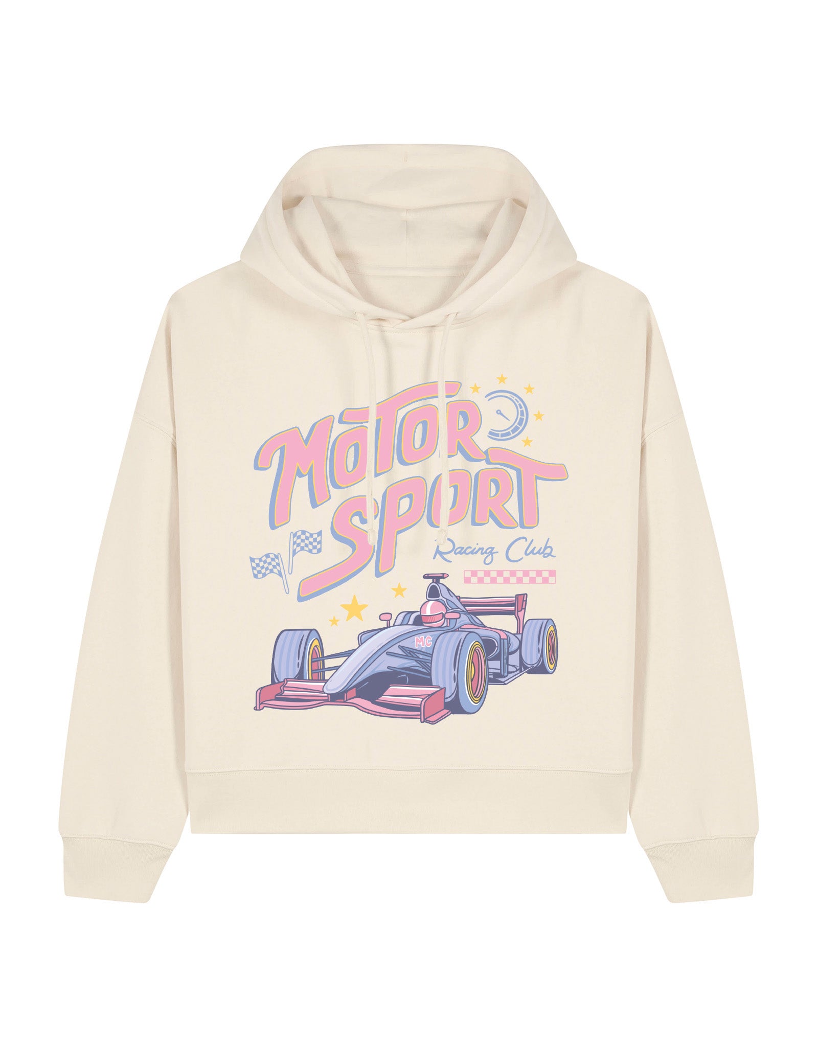 Motorsport Club Boxy Organic Cotton Hoodie