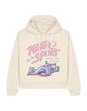 Motorsport Club Boxy Organic Cotton Hoodie