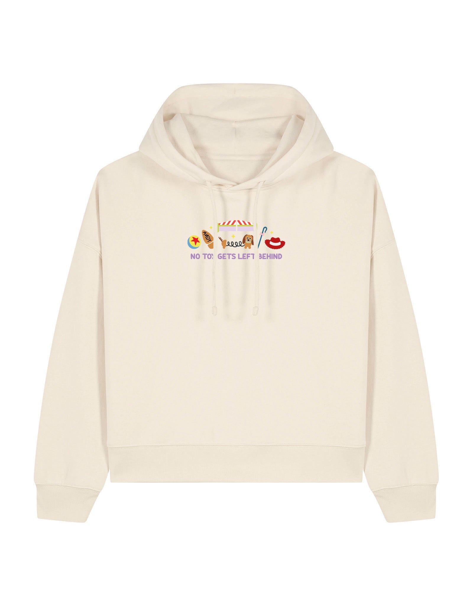 Toys Embroidered Boxy Organic Cotton Hoodie