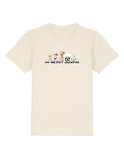 Up Embroidered Organic Cotton Childrens T-Shirt