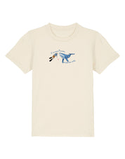Save The Sea Embroidered Organic Cotton Childrens T-Shirt