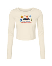 Tree Hill Embroidered Micro Rib Long Sleeved Tee
