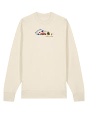 Forks Embroidered Organic Cotton Sweatshirt