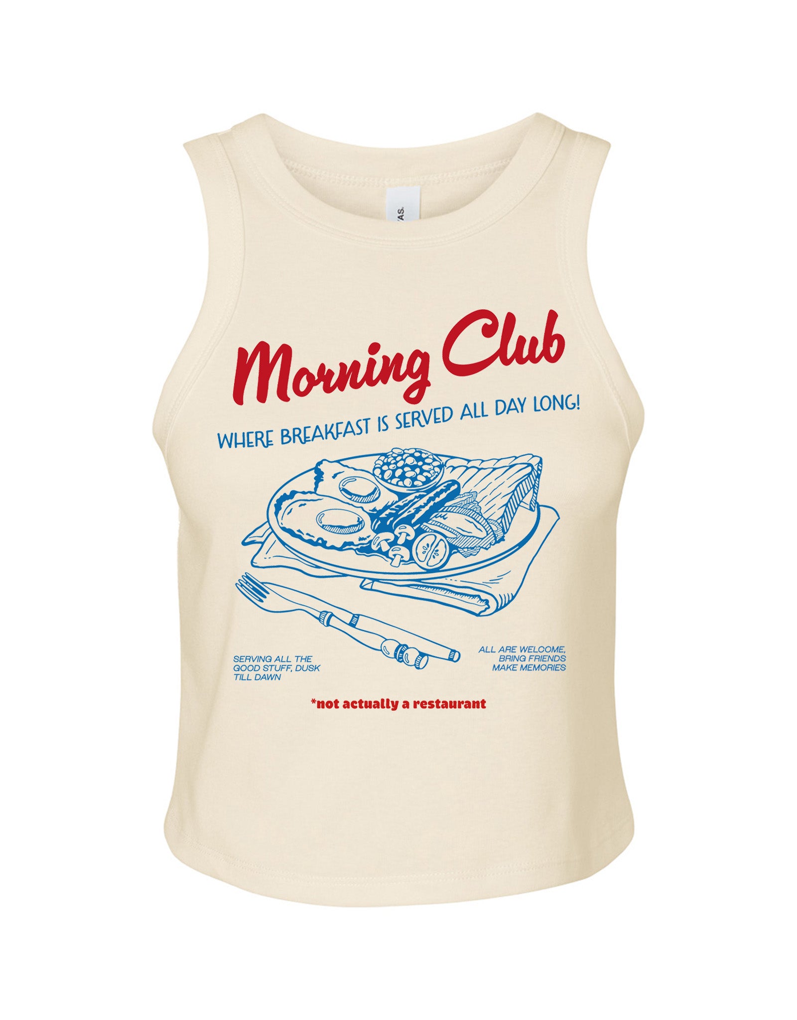 SAMPLERL2 - Breakfast Fry Up Racerback Vest