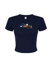 Forks Embroidered Micro Rib Baby Tee