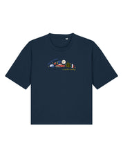 Forks Embroidered Boxy Organic Cotton Tee