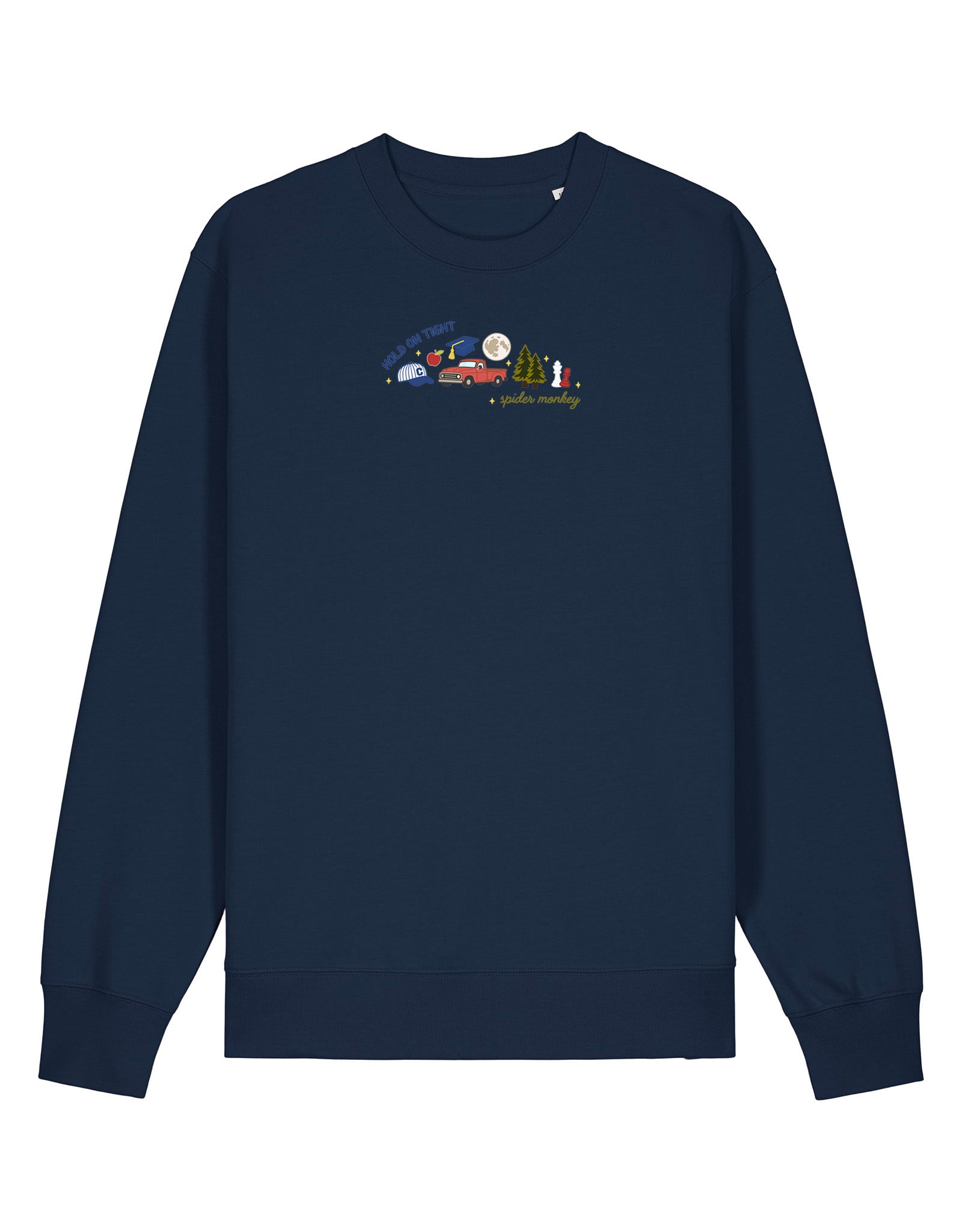 Forks Embroidered Organic Cotton Sweatshirt
