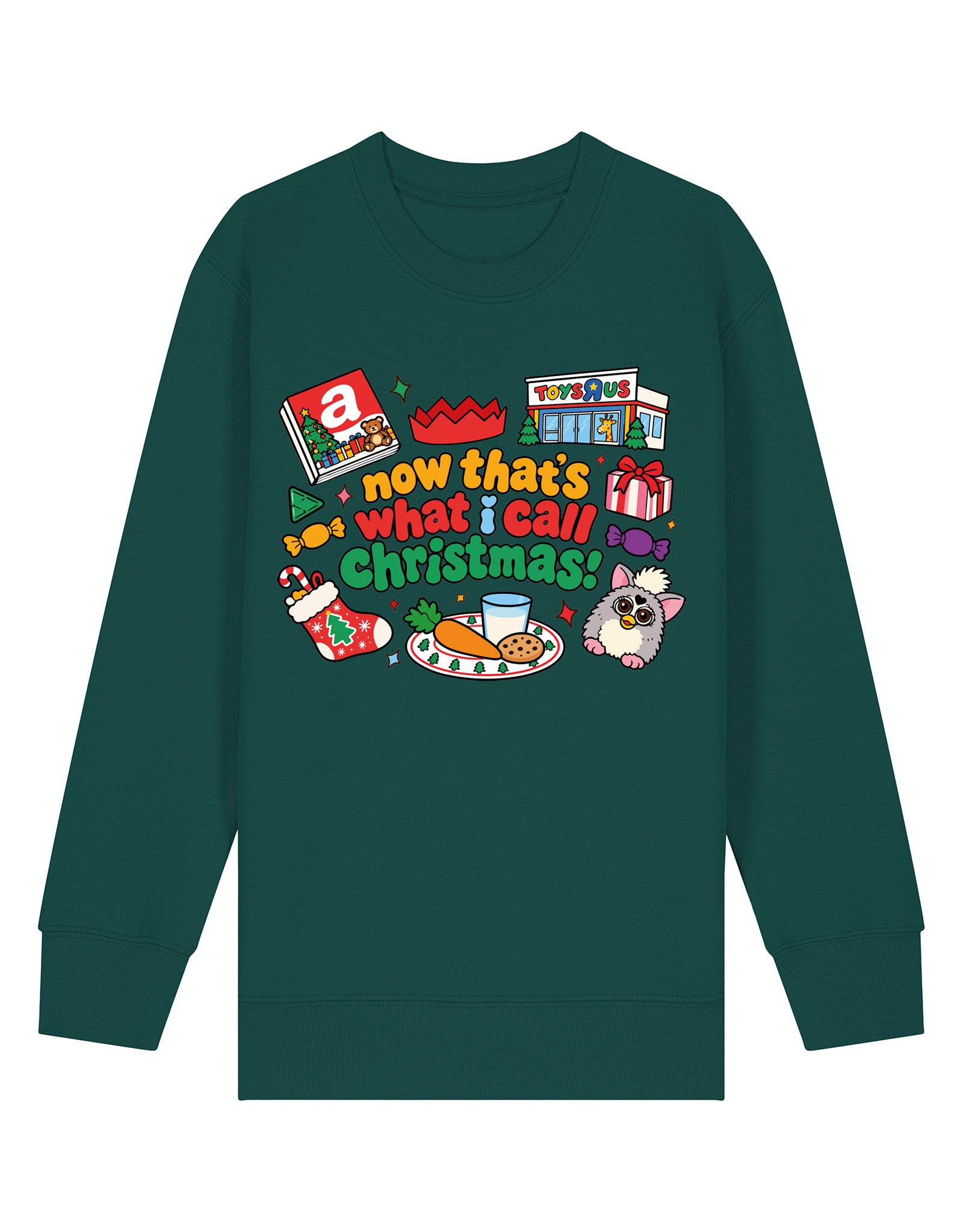 Now Thats Christmas Printed Organic Cotton Childrens Sweatshirt