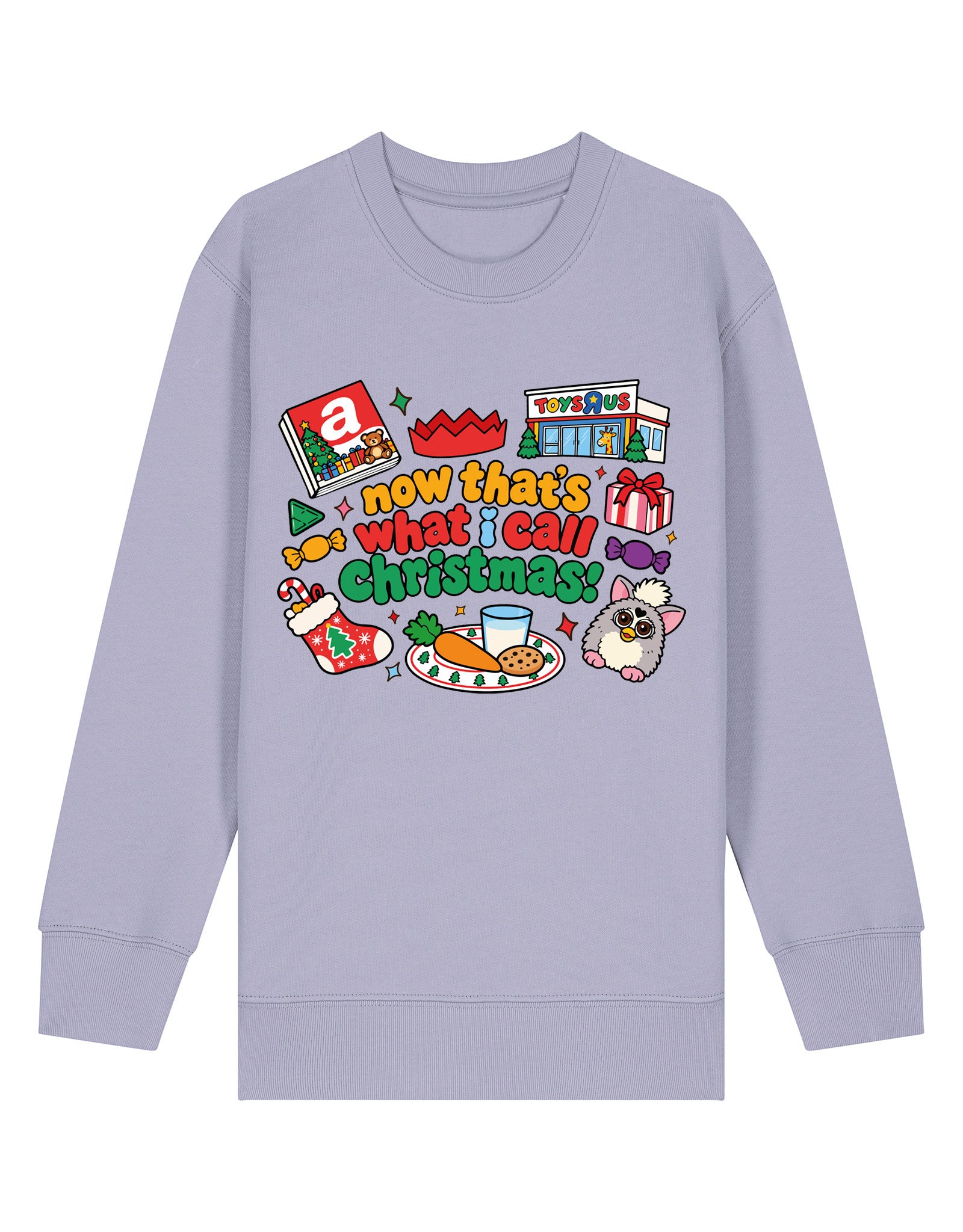 Now Thats Christmas Printed Organic Cotton Childrens Sweatshirt