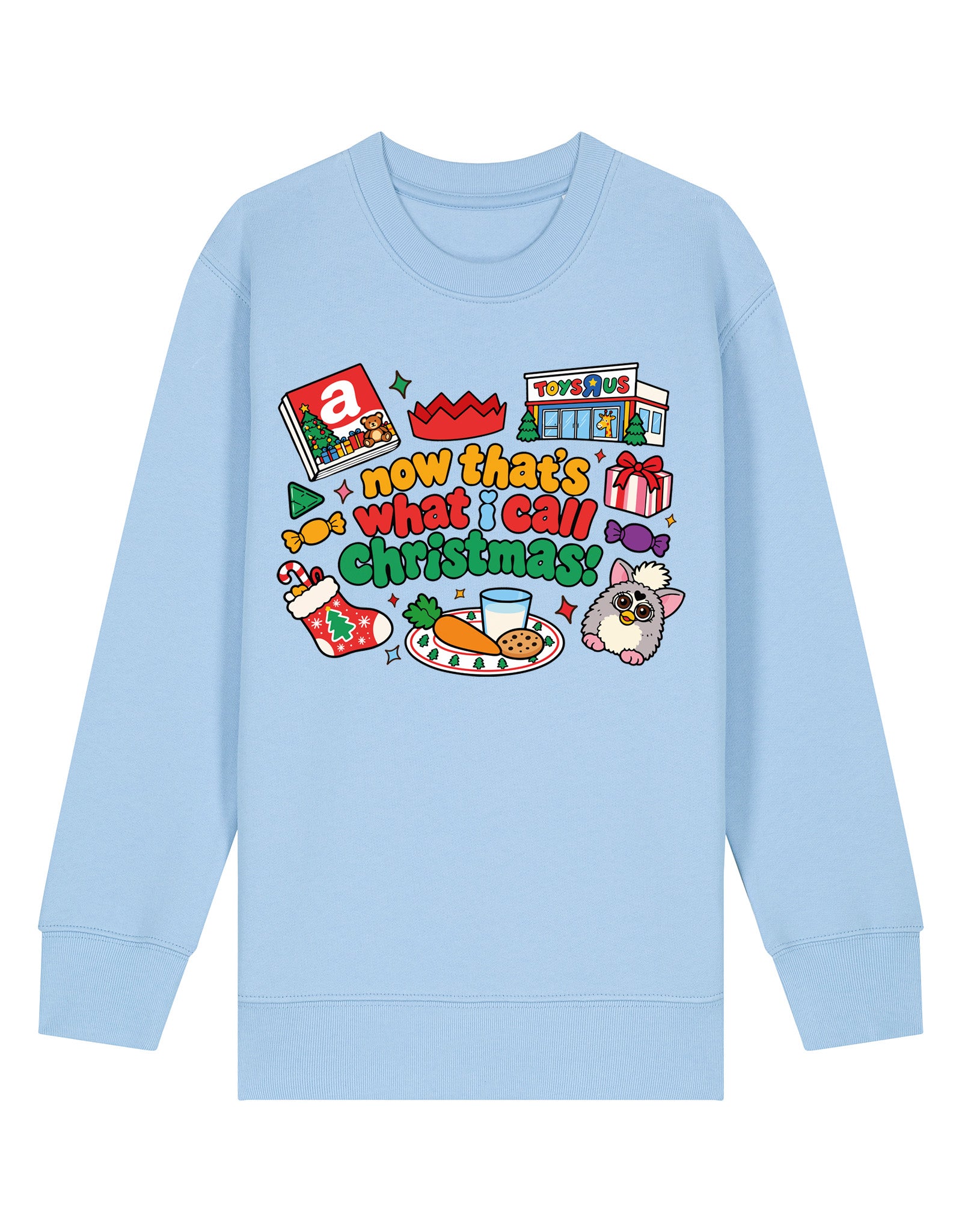 Now Thats Christmas Printed Organic Cotton Childrens Sweatshirt