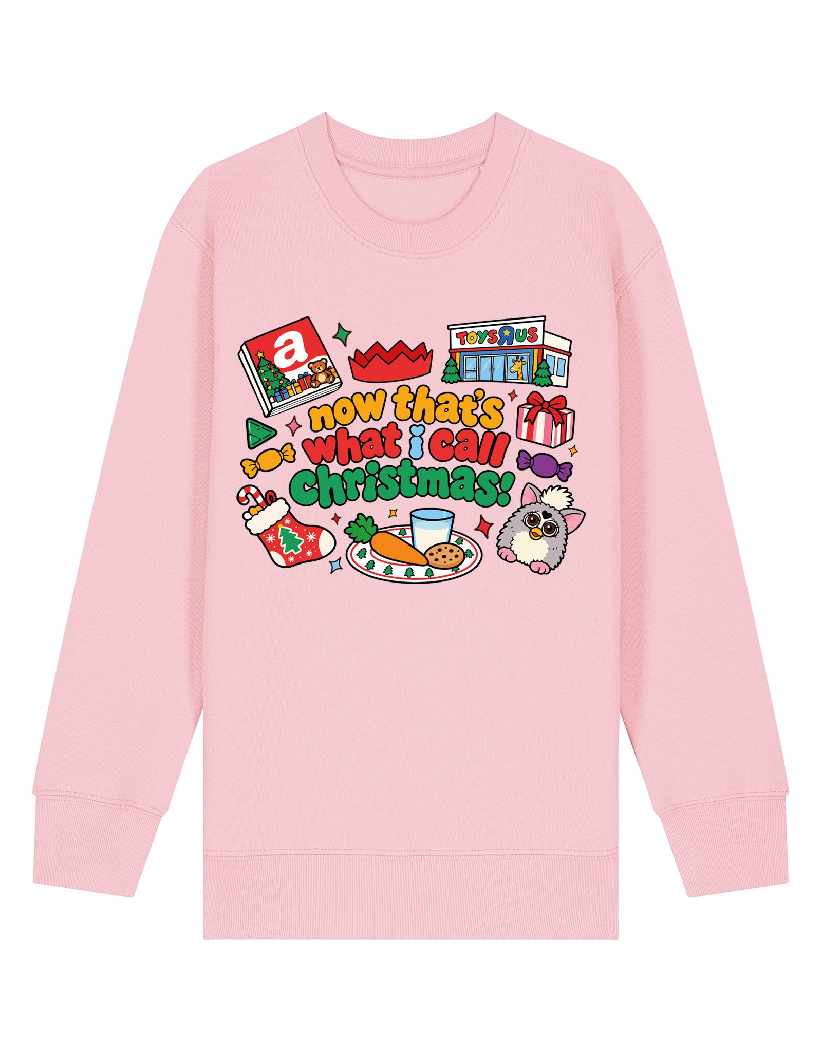 Now Thats Christmas Printed Organic Cotton Childrens Sweatshirt