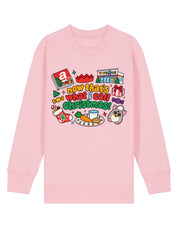 Now Thats Christmas Printed Organic Cotton Childrens Sweatshirt