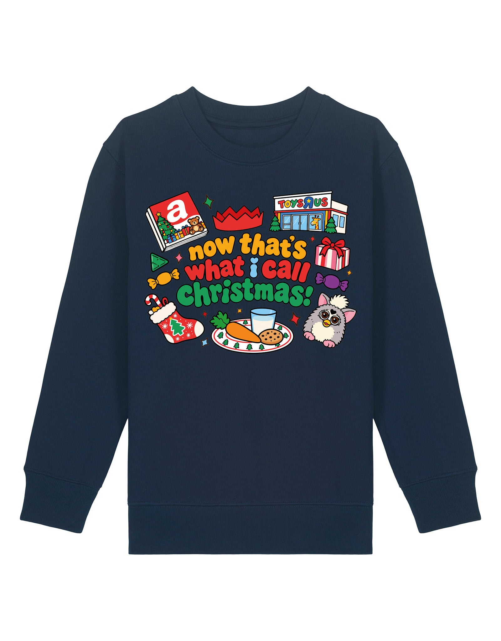 Now Thats Christmas Printed Organic Cotton Childrens Sweatshirt