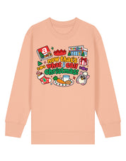 Now Thats Christmas Printed Organic Cotton Childrens Sweatshirt