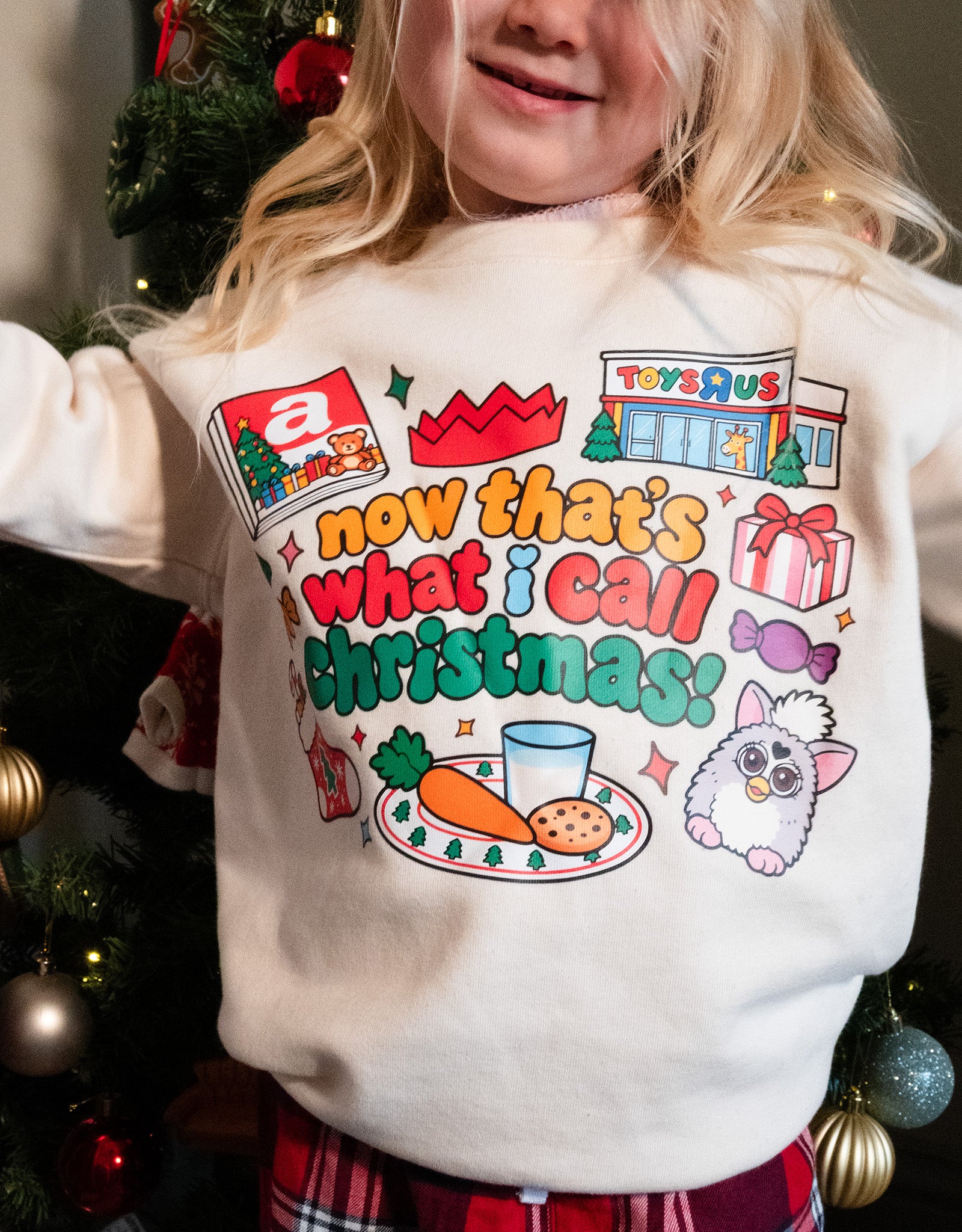 Now Thats Christmas Printed Organic Cotton Childrens Sweatshirt