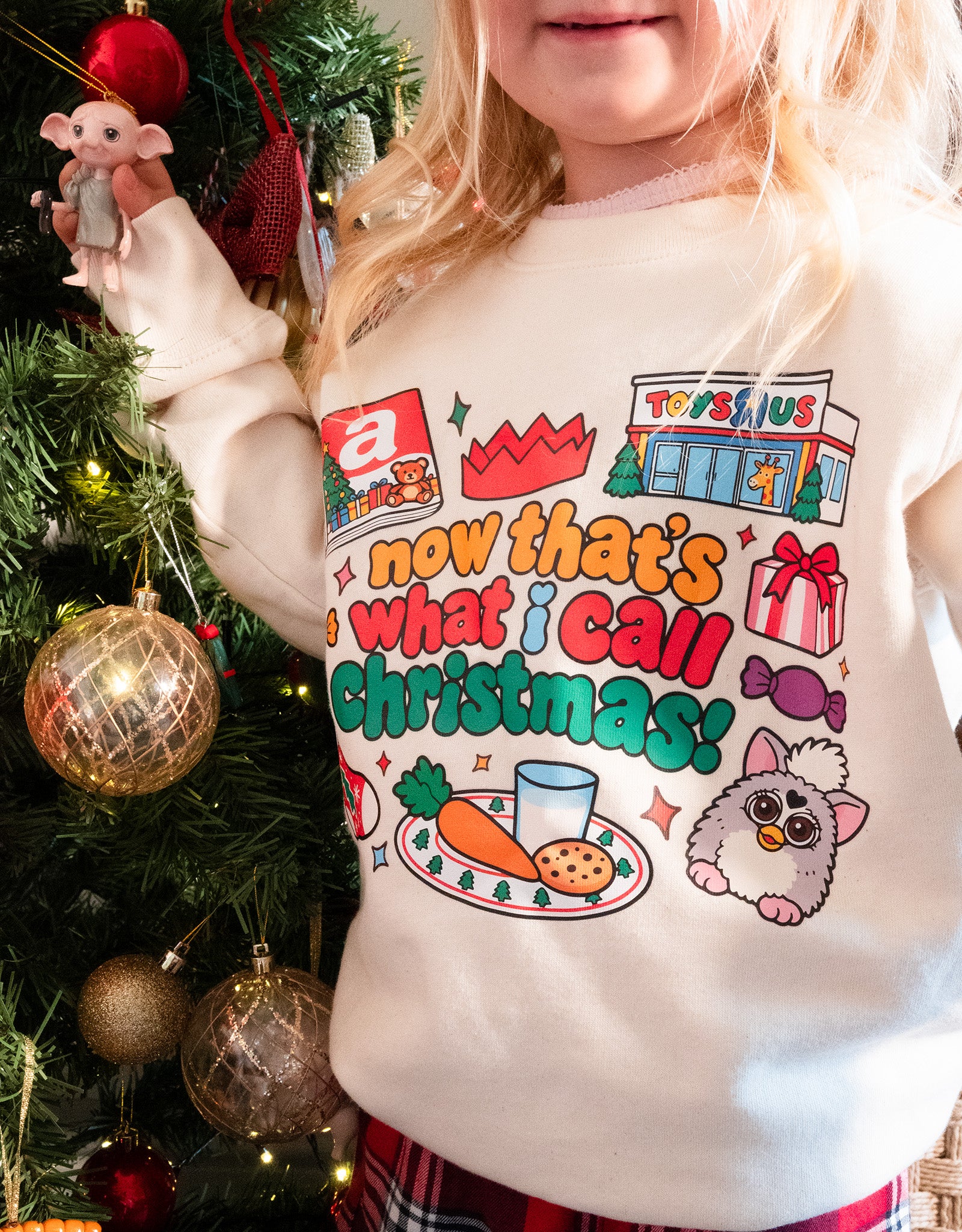 Now Thats Christmas Printed Organic Cotton Childrens Sweatshirt