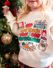 Now Thats Christmas Printed Organic Cotton Childrens Sweatshirt