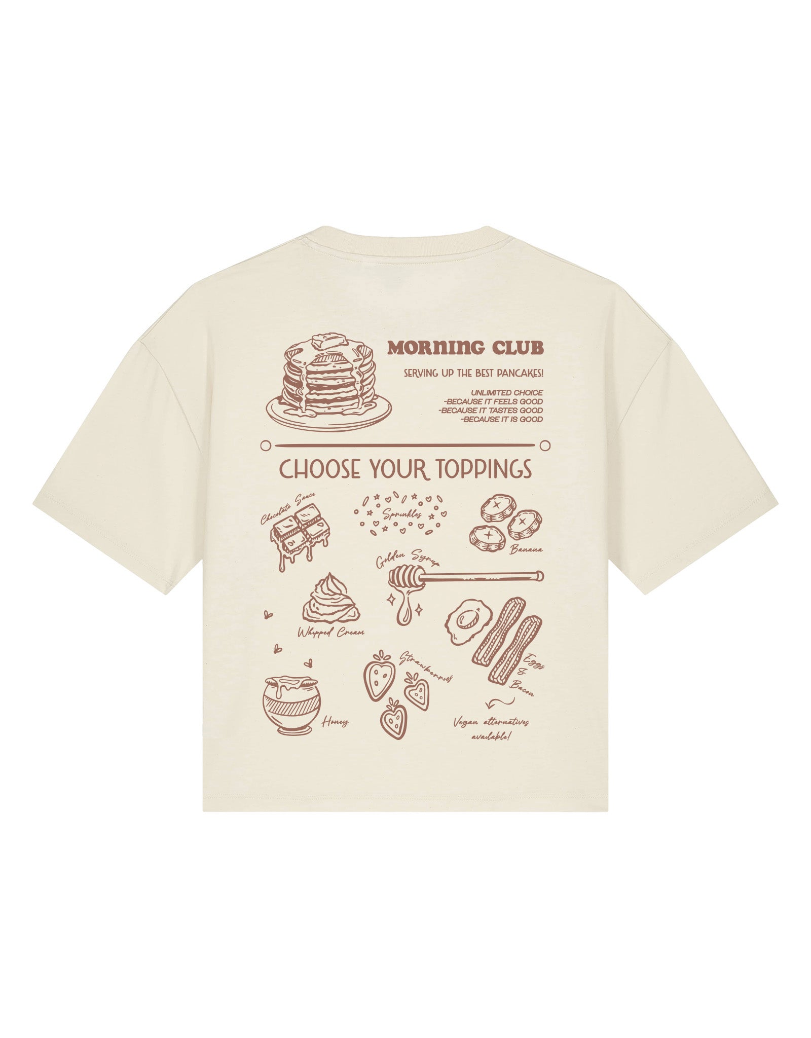Pancakes Boxy Organic Cotton Tee