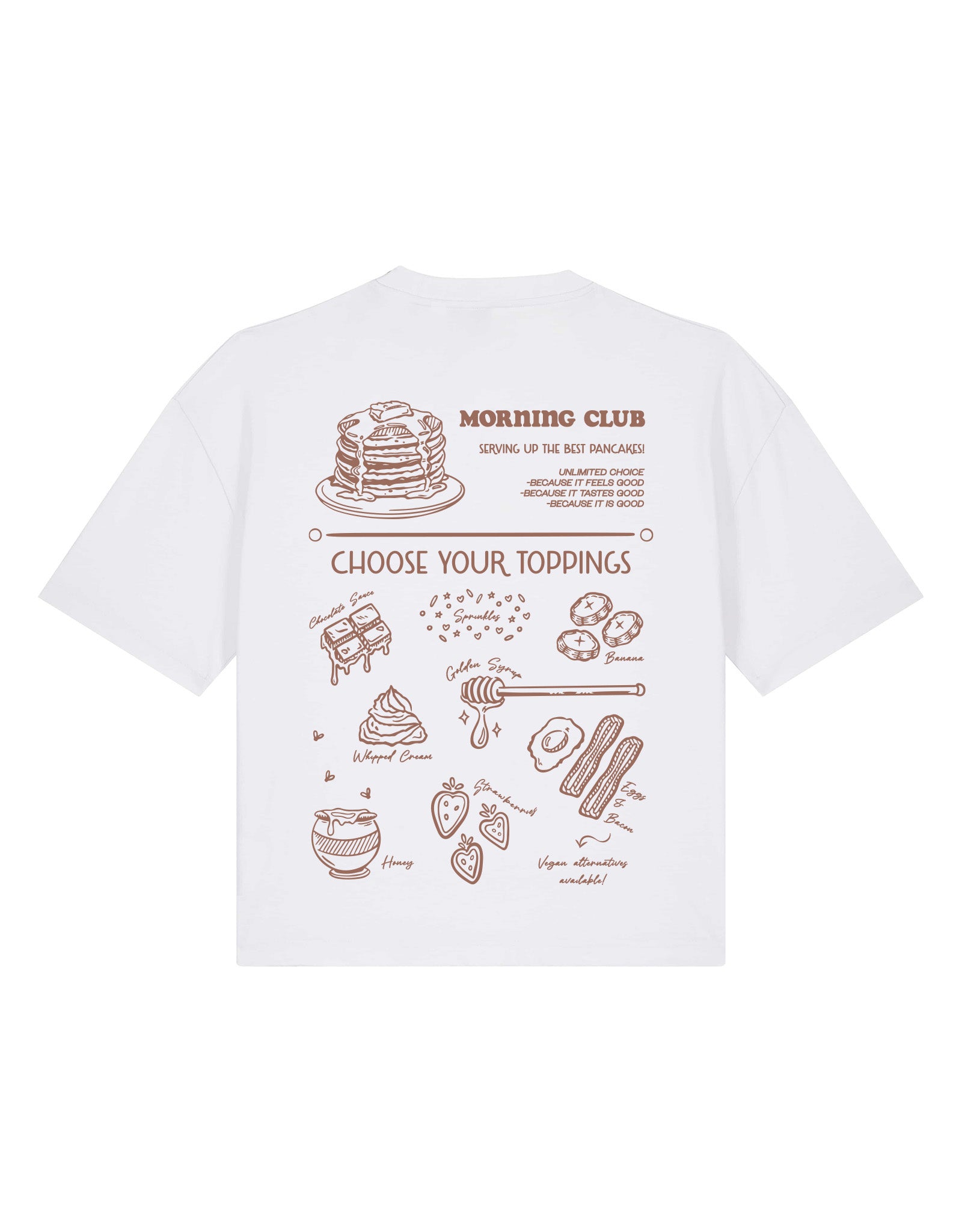 Pancakes Boxy Organic Cotton Tee