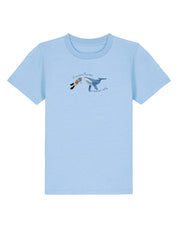 Save The Sea Embroidered Organic Cotton Childrens T-Shirt