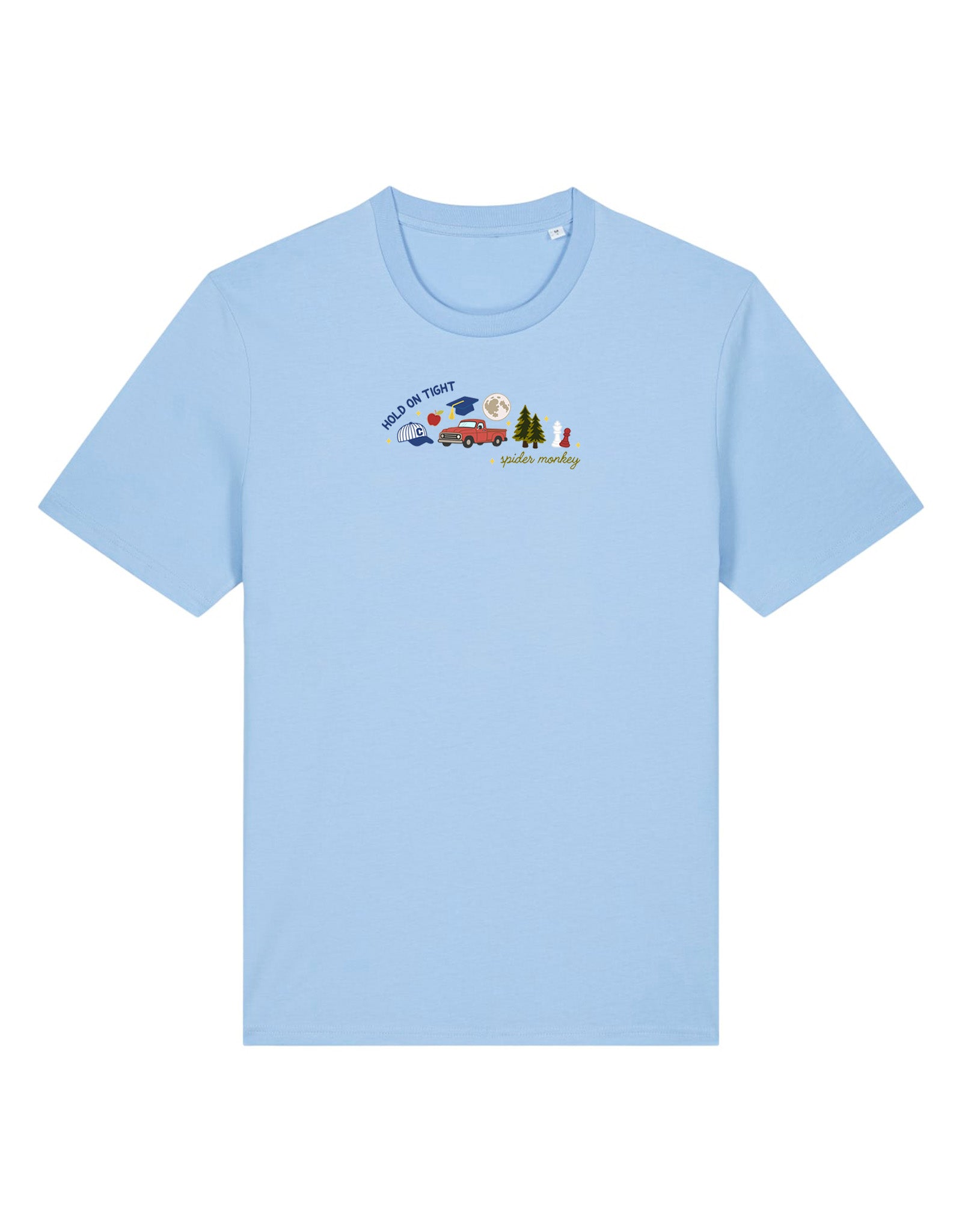Forks Embroidered Organic Cotton T-Shirt