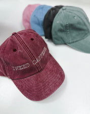 Personalised Embroidered Vintage Cap