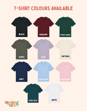 Personalised Embroidered Organic Cotton T-Shirt