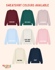 Personalised Embroidered Organic Cotton Sweatshirt