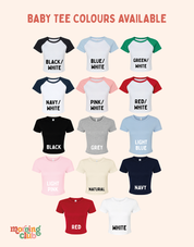 Personalised Embroidered Micro Rib Baby Tee