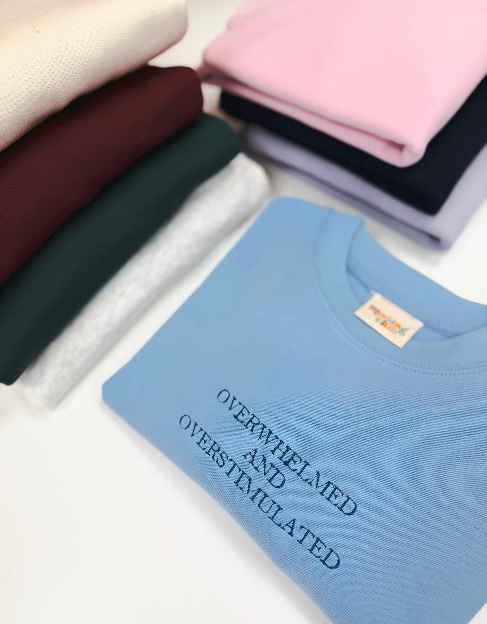 Personalised Embroidered Organic Cotton Sweatshirt