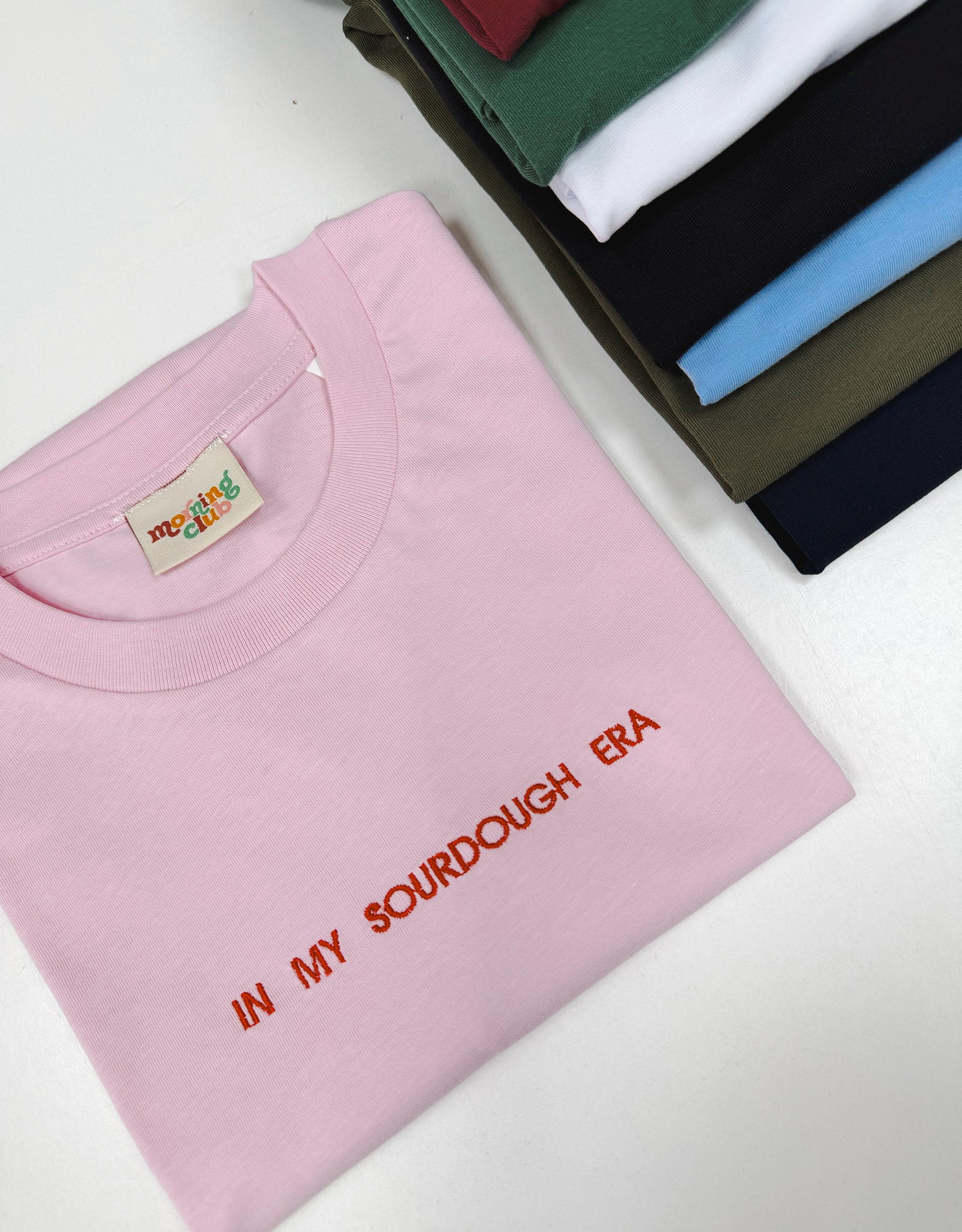 Personalised Embroidered Organic Cotton T-Shirt