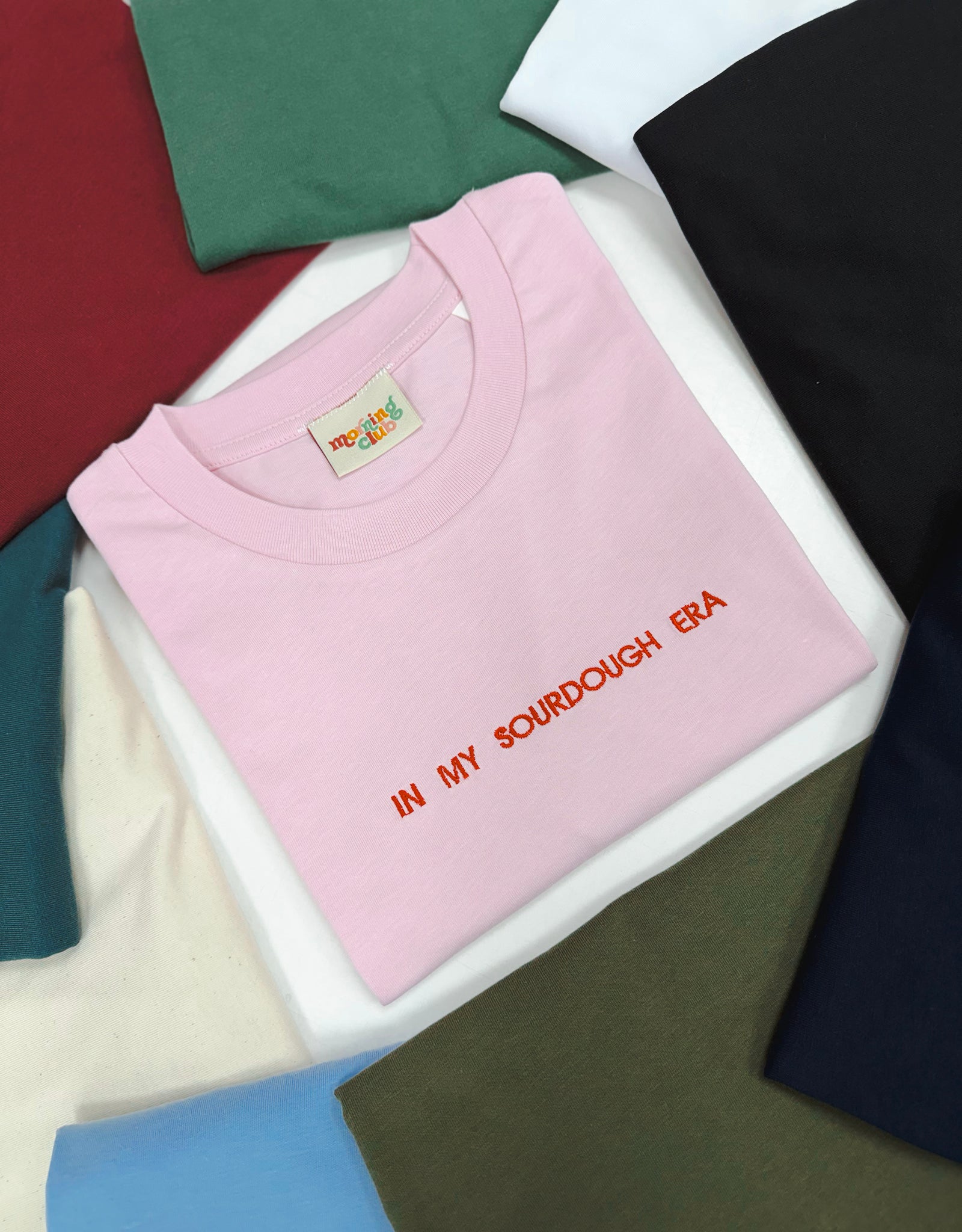 Personalised Embroidered Organic Cotton T-Shirt