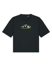 Peter Pan Embroidered Boxy Organic Cotton Tee