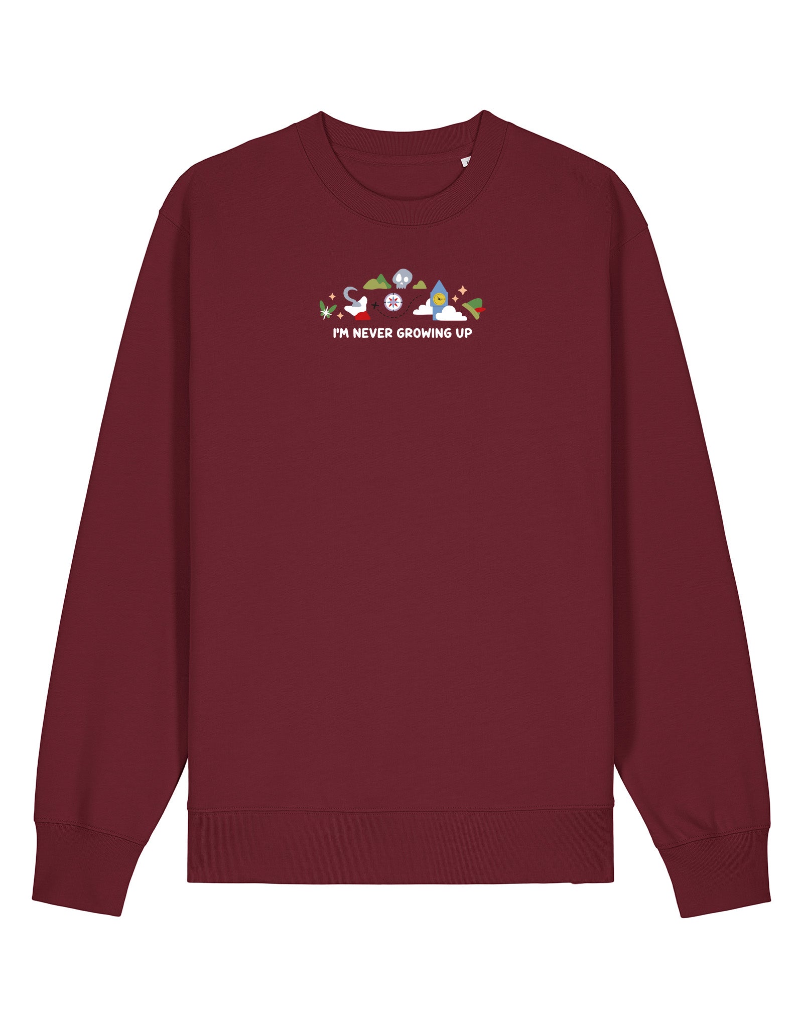 Peter Pan Embroidered Organic Cotton Sweatshirt