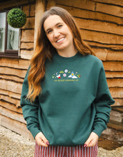 Peter Pan Embroidered Organic Cotton Sweatshirt