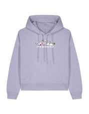 Peter Pan Embroidered Boxy Organic Cotton Hoodie