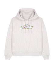Peter Pan Embroidered Boxy Organic Cotton Hoodie