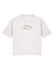Peter Pan Embroidered Boxy Organic Cotton Tee