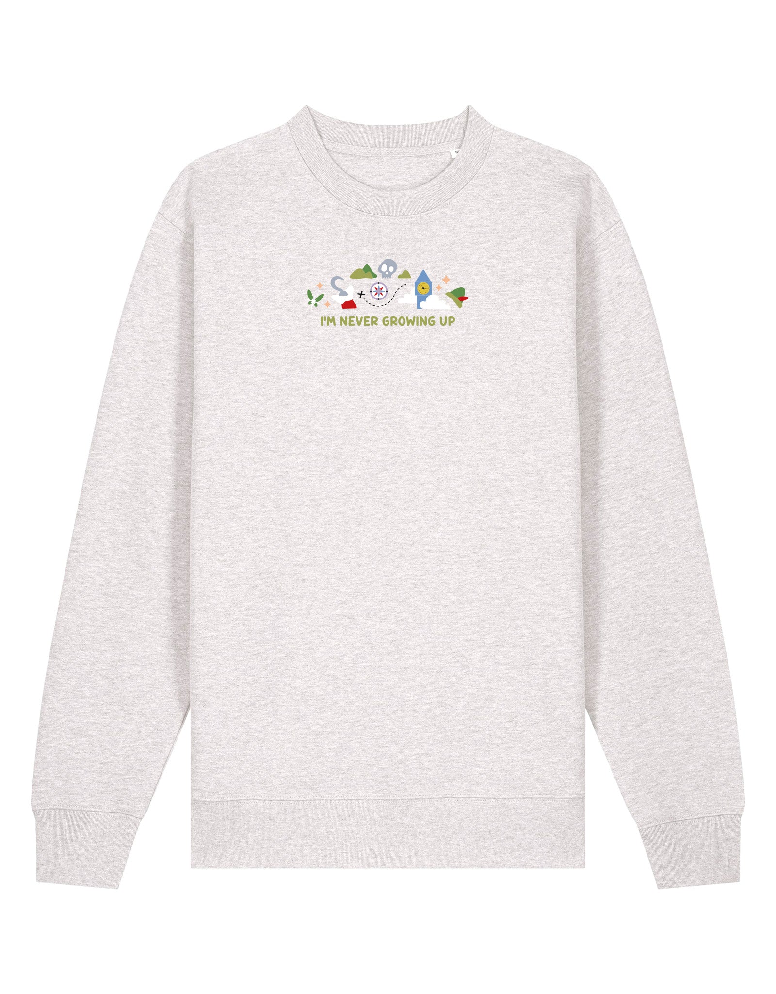 Peter Pan Embroidered Organic Cotton Sweatshirt