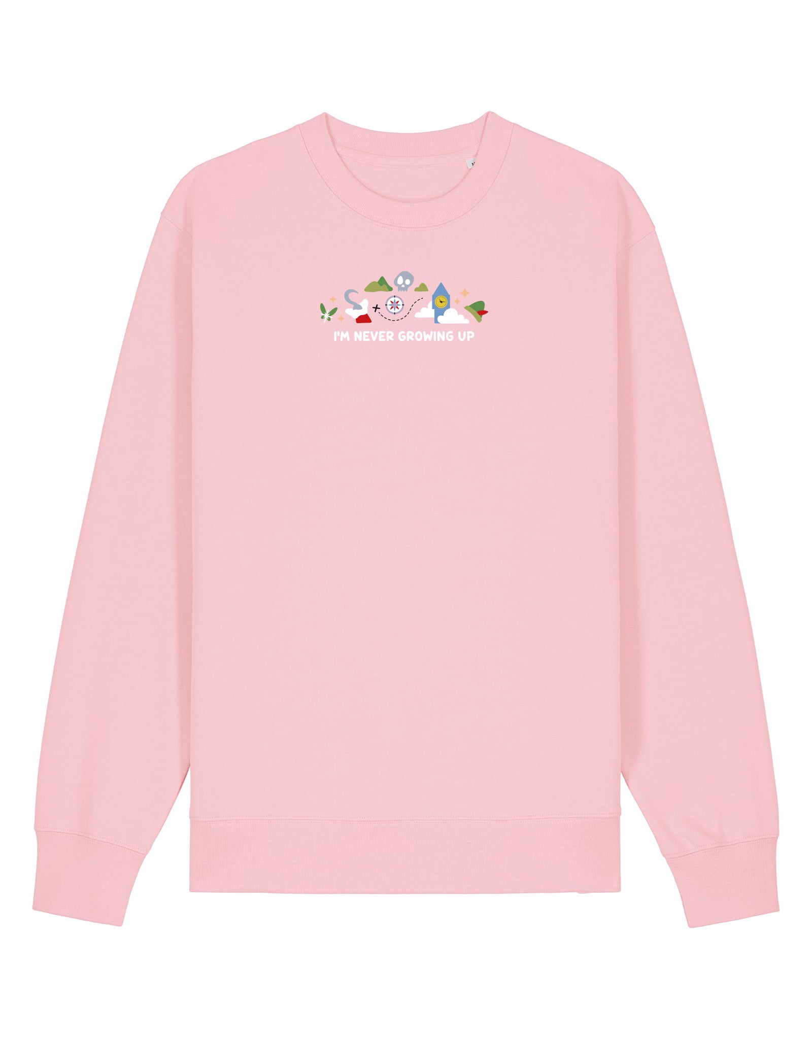 Peter Pan Embroidered Organic Cotton Sweatshirt