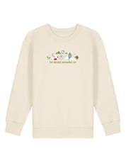 Peter Pan Embroidered Organic Cotton Childrens Sweatshirt